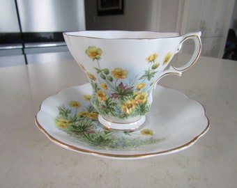 Sunnyside Series, Susan, Orphaned Saucer by Royal Albert - Etsy