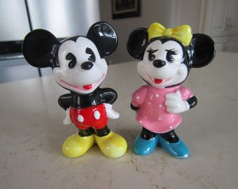 Vintage Disney Mickey and Minnie Mouse