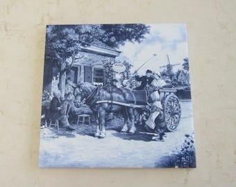 READ Vintage Delft Tile