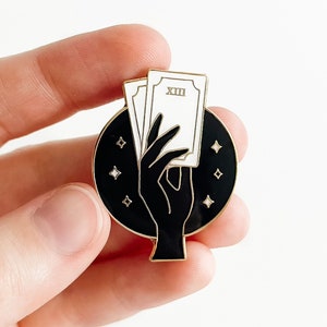 Tarot Reader Enamel Pin image 1