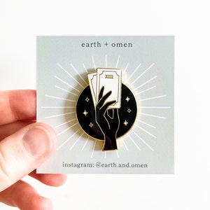 Tarot Reader Enamel Pin image 2