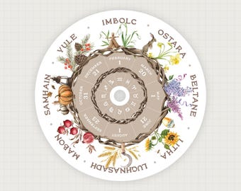 Wheel of the Year Sticker – 2026