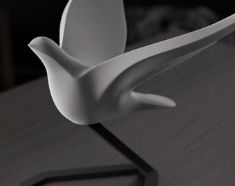 Large Minimalist Dove Sculpture - Symbol of Peace and Elegance - Beautiful Home Decor - Unique Gifts For Her