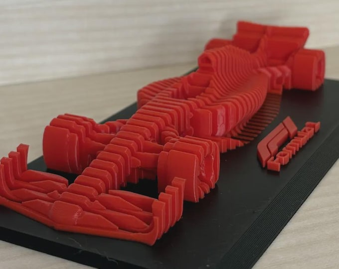 Layered F1 Car Model 2025 - 3D Printed Formula 1 Racing Decor