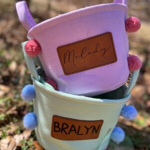 Customized Easter basket, personalized Easter basket, bunny Easter basket, easter basket with name, kids Easter basket with name, Easter