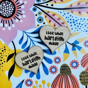 Look what I made/ look what I made magnet/ art work magnet / kids personalized artwork magnet / child’s artwork magnet/ fridge magnet/