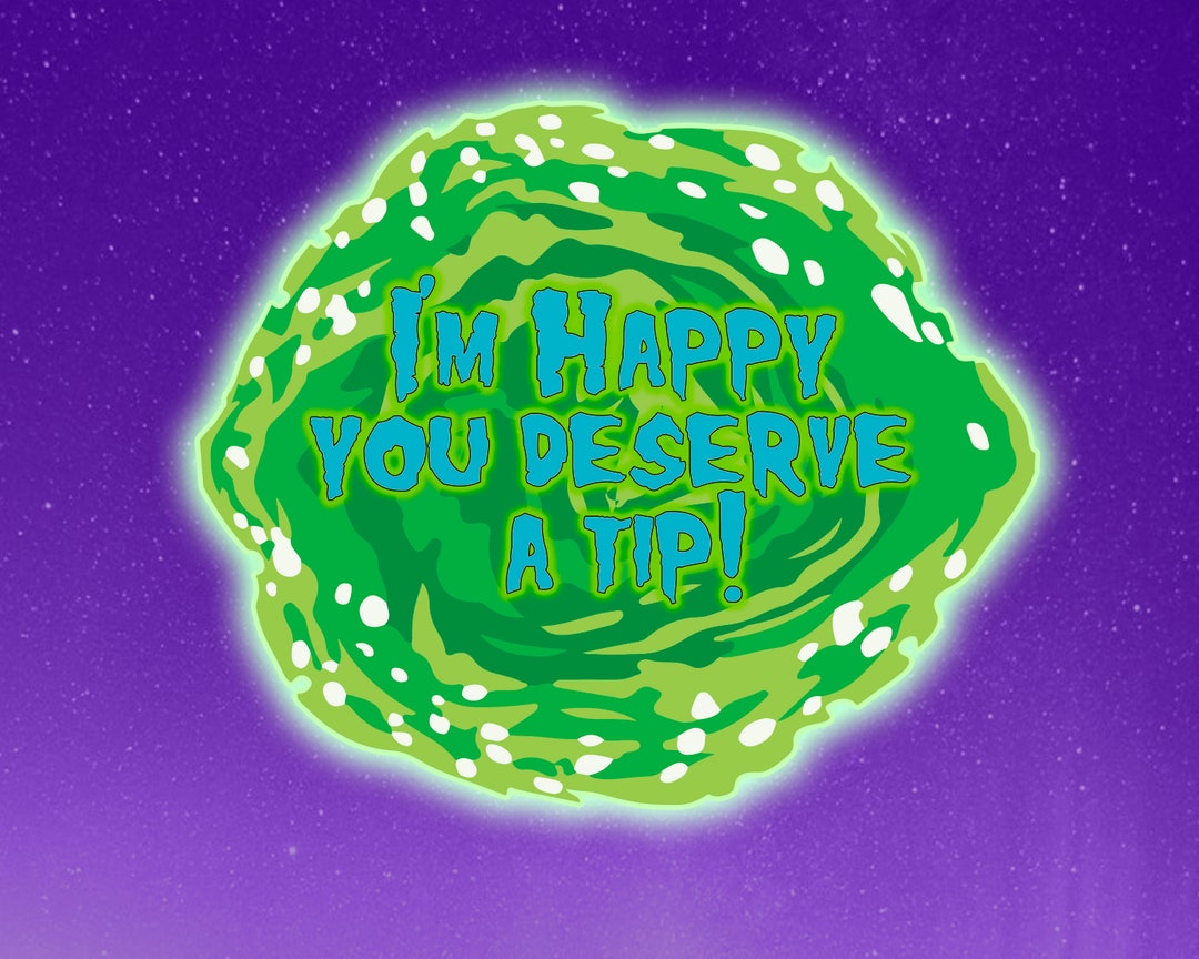 I'm Happy You Deserve a Tip! - Etsy