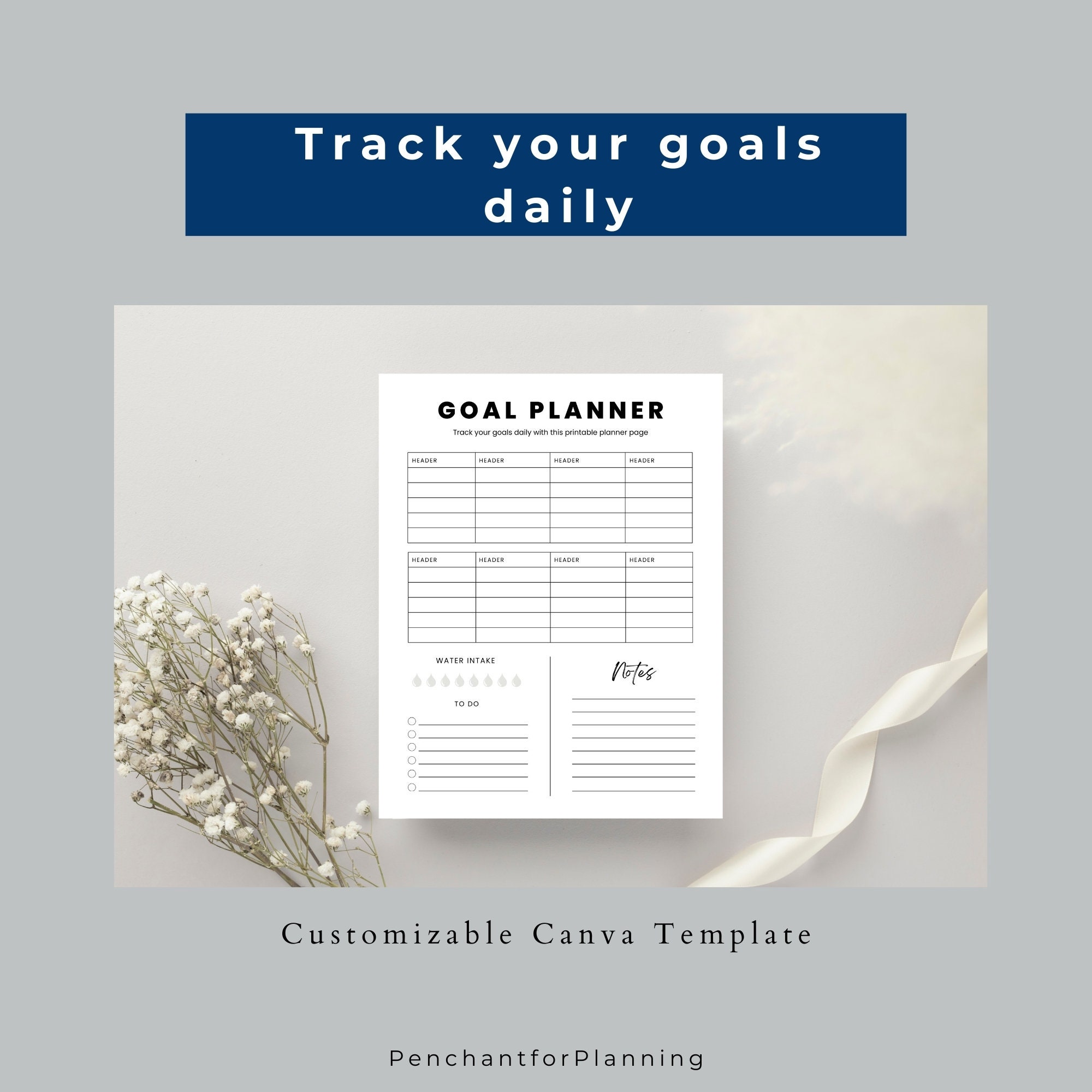 Goal Tracker Printable Goal Tracking Editable Goal Planner SMART Goal Goal Tracker Printable Goal Tracking Editable Goal Planner SMART Goal
