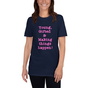 Joven, Gifted-manga corta camiseta unisex