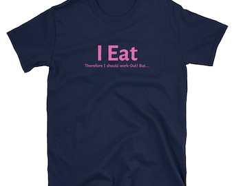 Ik eet-korte mouw Unisex T-shirt