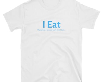 Ik eet-korte mouw Unisex T-shirt