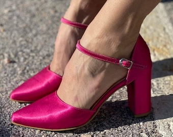 fuschia wedding shoes
