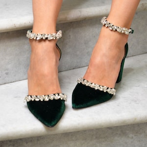 Forest green pumps cheap
