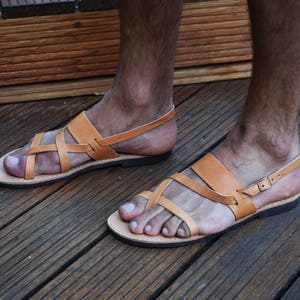 Men's Greek Sandals Men's Leather Sandals Men's - Etsy