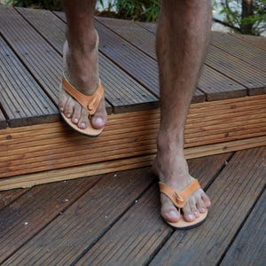 Men&#39;s Leather Sandals, Men&#39;s Flip Flops Natural Tan Leather, Men&#39;s leather flip flops, Men&#39;s Ancient Greek sandals &#39;Dionysos&#39; (Many colors)