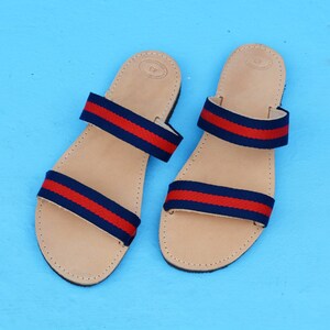 Sandalias de cuero para hombre: "Aris", hechas a mano en Grecia