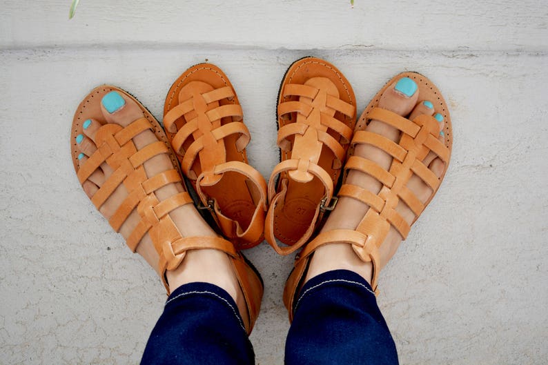 Matching Sandals Mommy and Me Gladiator Sandals Greek Sandals Set of Two Pairs Unisex Kid/'s Sandals