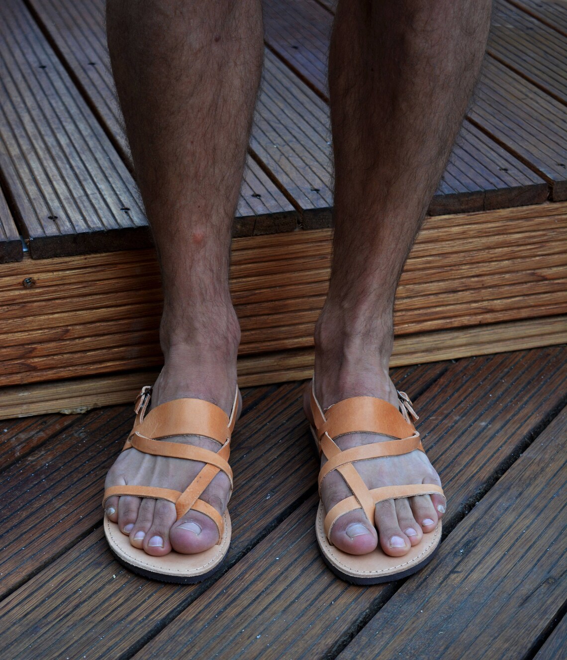 Men's Greek Sandals Men's Leather Sandals Men's Etsy