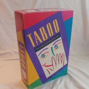 1989 Milton Bradley Taboo Word Game