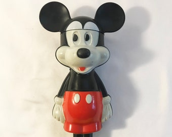1970s Avon Walt Disney Mickey Mouse Schaumbad Spender/Behälter
