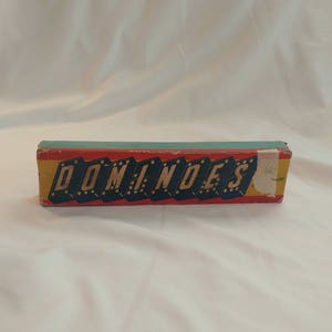 1970s Black Wooden Dragon Dominoes