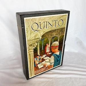 1964 3M Bookshelf Games Quinto Fascinating Game of Fives Board Game
