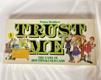 1981 Parker Brothers TRUST ME Investment Board Game