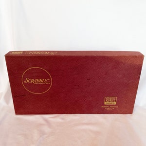 1953 Selchow & Righter Scrabble Word Puzzle Board Game