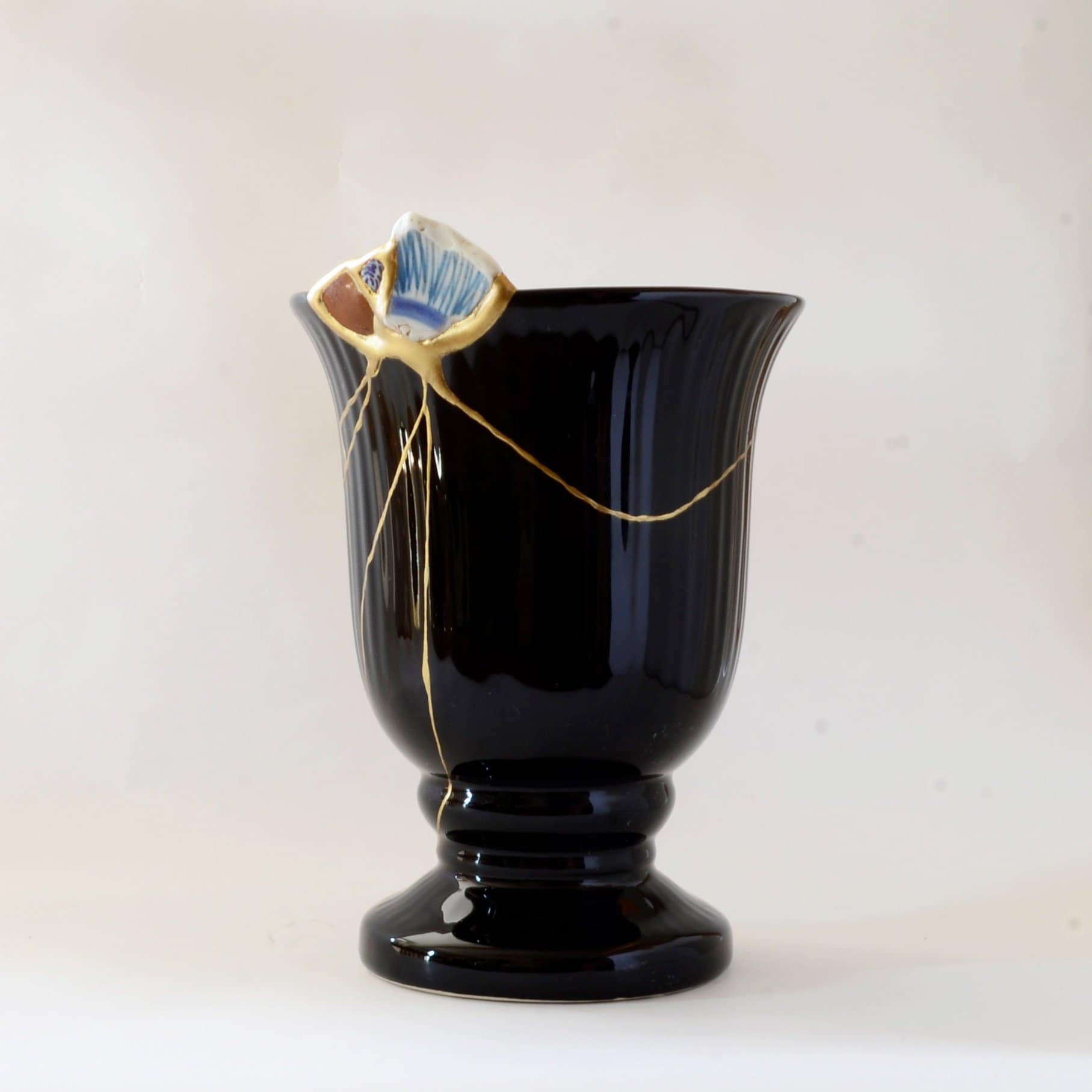 Kintsugi art Kintsugi vase Kintsugi Pottery Tradtional Etsy