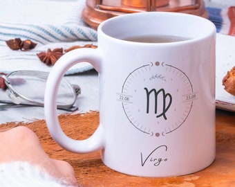 Virgo Coffee Mug, Virgo Zodiac Mug, Virgo Sign, Zodiac Mug, Astrology Mug, Virgo Traits Mug, Birthday Gift, Ceramic Mug, Virgo Constellation
