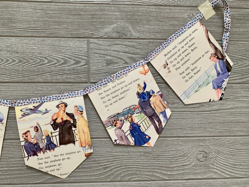 Garland My Little Blue Storybook Banner Bunting Basic Reader