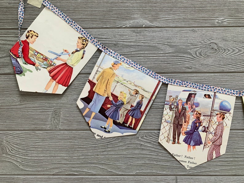 Garland My Little Blue Storybook Banner Bunting Basic Reader