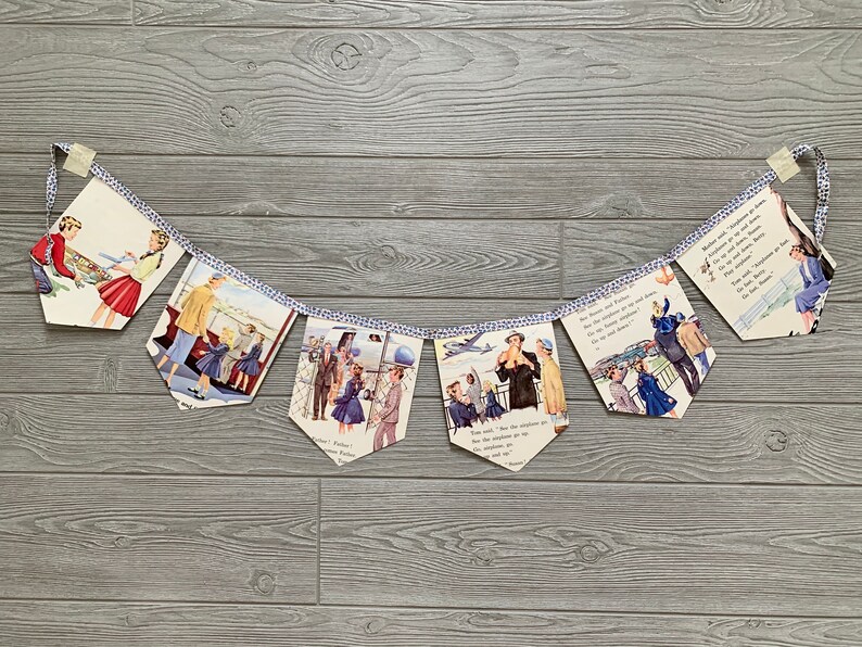 Garland My Little Blue Storybook Banner Bunting Basic Reader