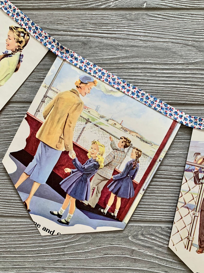 Garland My Little Blue Storybook Banner Bunting Basic Reader