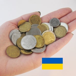 10 różnych monet z Ukrainy / za wsparcie Ukrainy