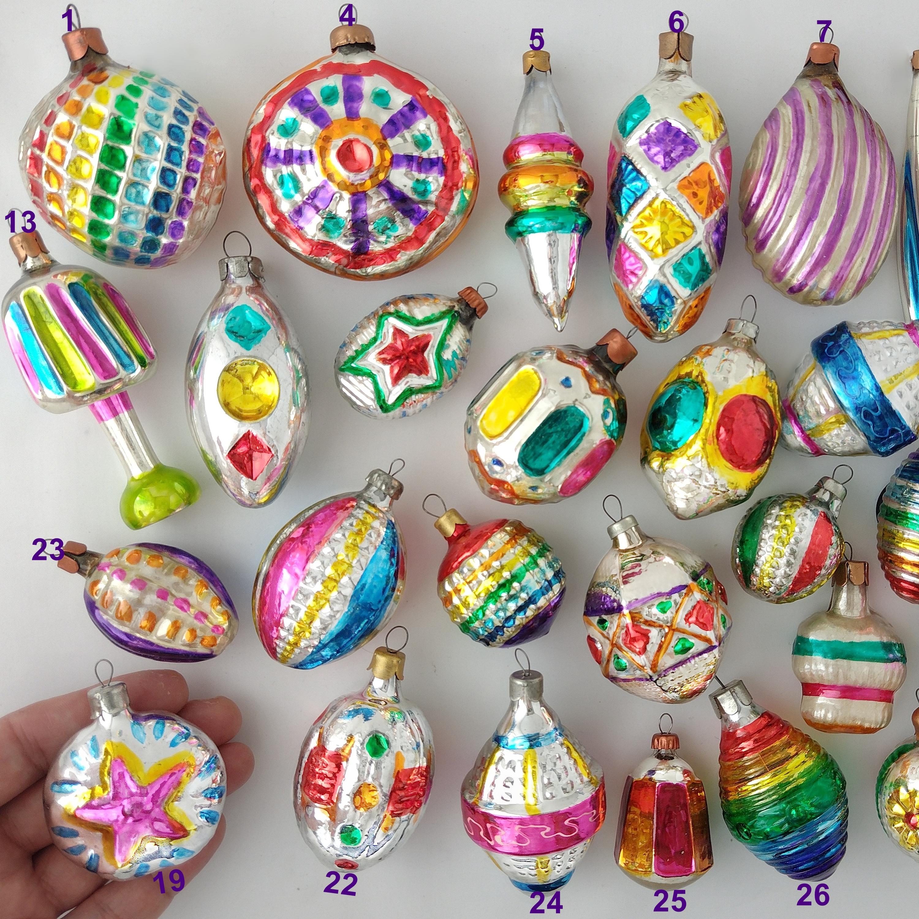 Ornements De Noël En Toile De Jute - Lot De 8 Décorations Suspendues (boules, Cloches, Sapins, Bas) Pour Sapin Ou Maison