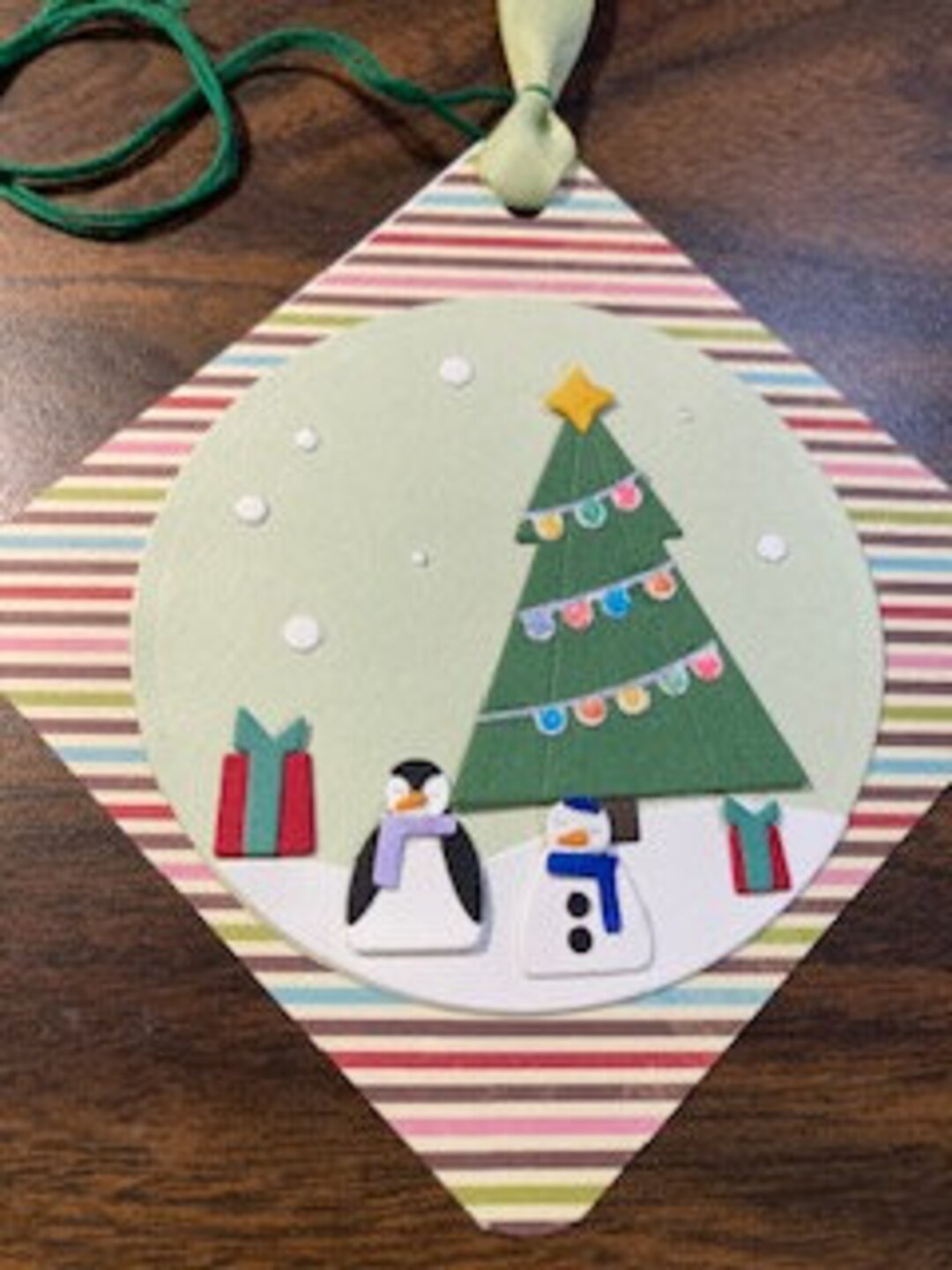 Penguin and Snowman Christmas Tree Gift Tags Set of 2 Etsy