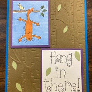 Hang In There Encouragement Card