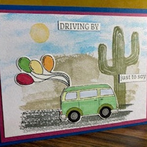 Driving By, Just To Say... Card