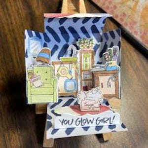 Salon/Friseur Karte - Miniatur Karte