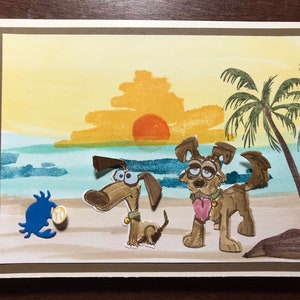 Tarjeta de felicitación de Crazy Dog Beach: elige a tu perro