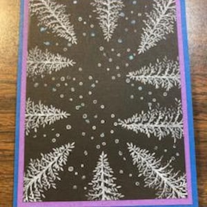 Sterrenwachtkaart met reflecterende glitter
