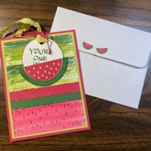 You&#39;re One In a Melon Birthday Card