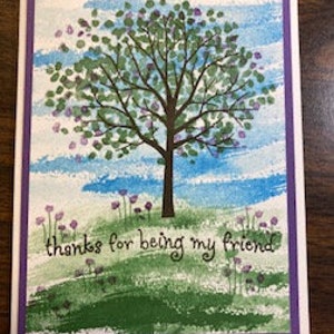 Thanks For Being My Friend Greeting Card
