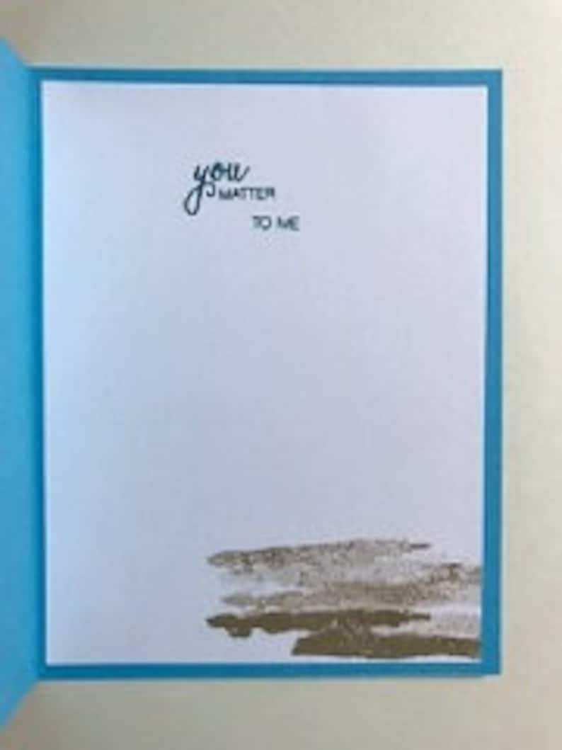 Greeting Card you matter to me Feel Better Soon