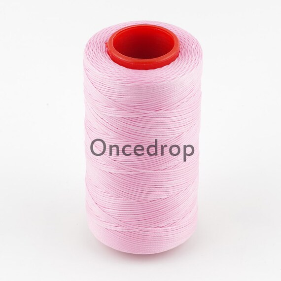 Items similar to Pink 250 Meter 1mm Waxed Wax Thread Cord Sewing Craft
