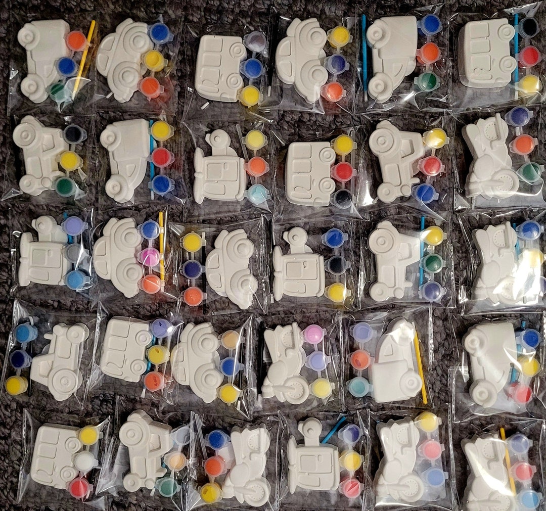 Bulk Ready to Paint Party Favours Boy Vehicles Truck Car Paint Your Own