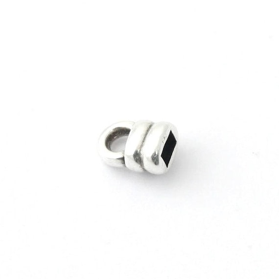 10 20 or 50 Tip 5.5 mm flat hole 3 mm silver gold or rose gold pink gold