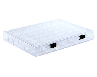 1, 5 or 10 Storage box with 36 transparent plexiglass boxes