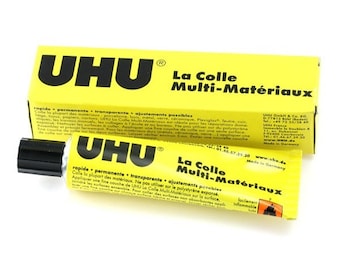1, 5 oder 10 Multi-Material UHU Kleber (Kleber für DIY, Schmuck, Nähen etc.) Geltextur